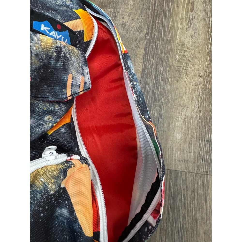 KAVU Space Pop Galaxy Popsicle Rope Sling Canvas Bag Crossbody Backpack NWT - Picture 10 of 14